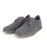 Derby homme bleu marine en cuir